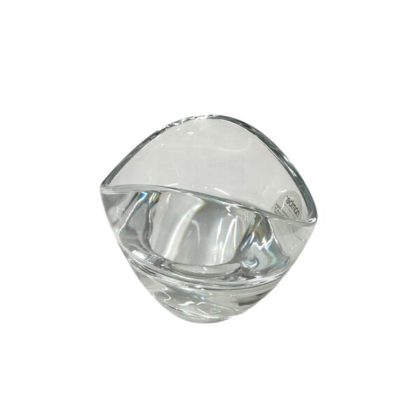 Elegant‎ Nambe Full Lead Crystal Butterfly Votive 5259 with Original Box - Picture 2 of 7